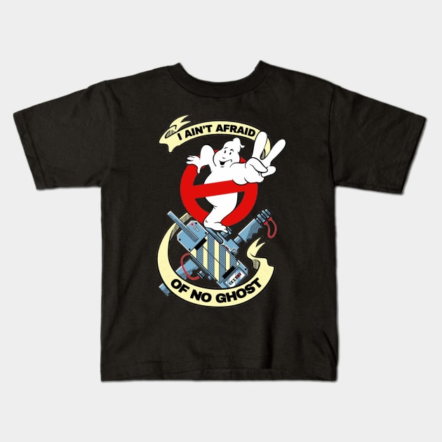 Ain't afraid Kids T-Shirt by Retrostuff